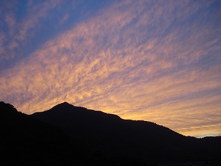 画像: 夕陽がきれいですね。