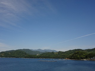 画像: 空と海がきれいですね。