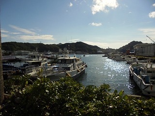 画像: きさいや広場から見る宇和島の港